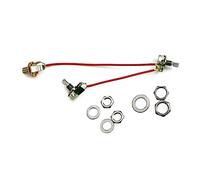 Kits de cableado de 1 V y 1 T, arnés de guitarra precableado de 3 vías, 500 K, para reparación de graves eléctricos, reemplazos de circuito, preamplificador, circuito, precableado