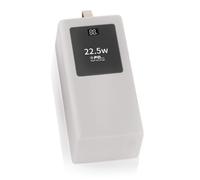 Kits de cargadores desmontables de 22,5 W, núcleos de polímero adaptables, entrada rápida, compacta, con protección contra sobrecarga, carga portátil para varios dispositivos