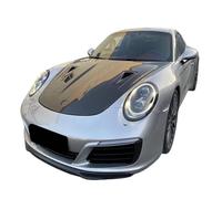 Kits de carrocería for cubierta de ventilación de capó de motor y parachoques delantero de fibra de carbono real Compatible con Porsche 911 991 991.1 991.2 2012-2018(FRP PRIMER)