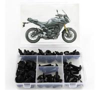 Kits de Carrocería Kit Completo De Tornillos Y Clips Para Carenado Motocicleta Para Yamaha Tracer900 FJ09 FJ-09 2014 2015 2016 2017 2018 2019 2020 2021 partes(Nero)