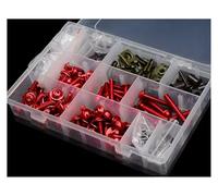 Kits de Carrocería Para SUZUKI GSF 600S BANDIT 1996-1999 2000 2001 2002 2003 2004 1997 1998 1999 Kit Completo De Pernos Carenado Para Motocicleta Tornillos Fijación partes(Rosso)