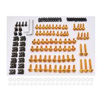 Kits de Carrocería Tornillos De Fijación Piezas Modificadas Para Motocicletas Para Kawasaki Z900 Z 1000 SX Z1000 Para GTR 1400 ZX 6R 10R Juego Para Carenado Motocicleta partes(Jaune)