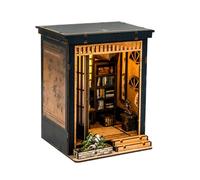 Kits de Casas en Miniatura para Adultos Decoración de Mesa de Madera Estilo | Kit de Casa de Muñecas para Decoración de Escritorio para Adultos Coleccionistas Actividad Familiar Proyecto F