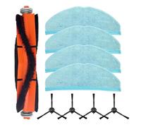Kits De Cepillo Lateral Principal Y Paño De Fregona For Aspiradoras Philips, Homerun Serie 7000 XU7100/01, XU7100/02, Karcher Y RCV 5 Home Clean Tool.