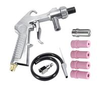Kits de chorreadores de arena de aire con manguera y boquillas de cerámica para gabinete de chorro de arena, máquina de chorro de aire fácil de usar