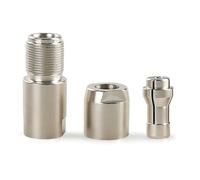 Kits de conversión de adaptador de lijado para amoladora angular de hilo 5/8-11 y 3 mm/6 mm de refuerzo de herramienta de vástago del ángulo de pulido molinillo, adaptador de corte de pulido