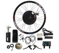 Kits de conversión para Bicicletas eléctricas, Kits de Motor Trasero para e-Bike de 3000W con Rueda, Display UKC1, Controlador de 45A, Pas, Freno, Acelerador Giratorio Completo 20X, Caja del 29 Inch