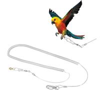Kits de Correa de Cuerda de Entrenamiento de Vuelo Anti-mordida Parrot Bird para cacatúas Starling Birds Bird Flying Toys 6m Cuerda de Entrenamiento de Vuelo Anti-mordida(Foot Ring Dia. 4.5mm)