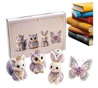 Kits De Cuentas De Bricolaje: Kit De Animales ConCuentas 3D, Actividad Creativa DeCuentas De Vida Silvestre | Lindo Proyecto De Cuentas, Juego De Manualidades Para Principiantes, Colección De Artesa