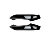 Kits de cuerpo del difusor del alerón del divisor del labio del parachoques delantero Tuning Compatible con BMW X3 X4 F25 F26 Sport 2014-2017 estilo de coche negro brillante(Glossy black)