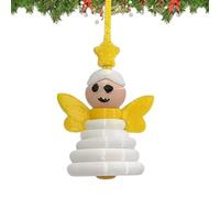 Kits De De Botones | Hecho A Mano Divertido | Kit De Padre Abeto Angel 3 Nieve, para Amigos Familia Fiesta Casa Vacaciones Cumpleaños Pared Puerta