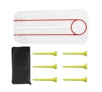 Kits De Entrenamiento De Alineación Acrílicos Que Ponen Gafas Alineación Práctica Portátil Putt Putting Tool Tool Learning Dispositivo Equipo Enseñanza
