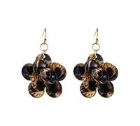 Kits de estampado de botellas para mujeres, con capas de borla, Dangling Drop Golden Plated Huggie Hoops Earring Chic Jewelry Wedding Bridal Moldes Kits Pegamento Joyería, talla única, Zinc alloy, Sin