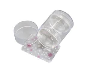 Kits De Estampador Arte Uñas Kits Estampado Silicona Transparente Estampador Gelatina Con Raspadores Para Diseños Manicura Francesa Kit Estampado Uñas