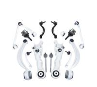 Kits de extremo de barra de acoplamiento, brazo de control de suspensión delantera, estabilizador, compatible con Jaguar XJ X350 X358 2003-2009, tracción trasera 2WD, C2P24862(14 Pcs Kits)