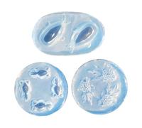 Kits de fabricación de joyas de silicona con forma de pez y ballena para moldes epoxi para hornear
