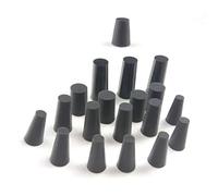 Kits de fabricación de vino de cerveza, 5/10/20 unidades, tapones de goma cónicos de sellado negro, tapones de silicona cónicos, tapón de alta temperatura para galvanoplastia, hornear, pintura