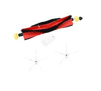 Kits de filtros Cepillo Lateral Cinco Brazos Negros compatibles con Xiaomi Roborock S5 MAX S6 S60 S65 S50 E35 Accesorios for aspiradoras Repuestos(Light Grey)