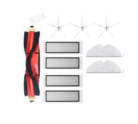 Kits de filtros Cepillo Lateral Cinco Brazos Negros compatibles con Xiaomi Roborock S5 MAX S6 S60 S65 S50 E35 Accesorios for aspiradoras Repuestos(Light Green)