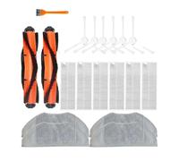Kits de filtros Cepillo Lateral compatibles con Xiaomi Accesorios for aspiradoras Mijia G1, en Rollo paño fregona, repuestos Filtro Hepa(Set1)