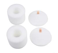 Kits de filtros de espuma y fieltro lavables para Shark para aspiradoras LiftAway compatibles con modelos ZD550 para aire mejorado (2 juegos)