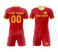 Kits de fútbol personalizados para hombres, kits de fútbol para niños, camisetas de fútbol para fanáticos, bandera del país de España, número de equipo personalizado, camiseta de fútbol para fanáticos