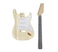 Kits de guitarra construye tu propio cuerpo de tilo con cuello de arce de 21 trastes SSS agujero para pastillas