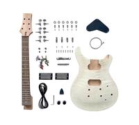 Kits De Guitarra Eléctrica DIY Guitarra Eléctrica Cuerpo De Caoba Y Mástil Diapasón De Palisandro Construye Tu Propia Guitarra Eléctrica Cuerpo de guitarra sin terminar