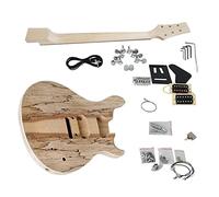 Kits De Guitarra Eléctrica Sin Terminar DIY De 38 Pulgadas, Instrumento Musical De Cuerpo De Tilo, Guitarra Con Todos Los Accesorios kit de guitarra electrica sin terminar (Color : 01)