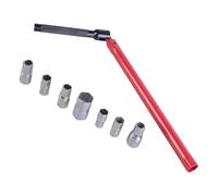 Kits de herramientas de grifo para montar y desmontar componentes de tubería en espacios reducidos con cabezales de repuesto de 8-17 mm