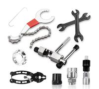 Kits De Herramientas De Reparacion De Bicicleta, 9 Piezas Herramientas De Extracción De Cassette De Bicicleta, Kit De Herramientas De Reparación De Bicicletas para Bicicletas De Montaña Y Carretera