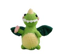 Kits de inicio de ganchillo de animales de bricolaje Juego de hilos de crochet de plantas Kits para principiantes Aprende a configurar por video en inglés Principiantes Hilo de plantas de bricolaje