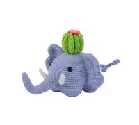 Kits de inicio de ganchillo de animales de bricolaje Juego de hilos de crochet de plantas Kits para principiantes Aprende a configurar por video en inglés Principiantes Hilo de plantas de bricolaje