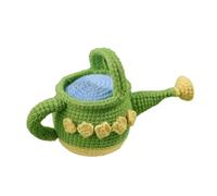 Kits de inicio de ganchillo de animales de bricolaje Juego de hilos de crochet de plantas Kits para principiantes Aprende a configurar por video en inglés Principiantes Hilo de plantas de bricolaje