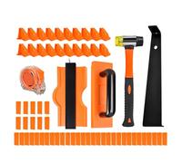 Kits de instalación de suelos de madera laminada con espaciadores, barra de tracción resistente y mazos de bloque de rosca, calibres, herramienta de instalación de suelos de madera dura