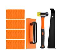 Kits de instalación de suelos de madera laminada con espaciadores, barra de tracción resistente y mazos de bloque de rosca, calibres, herramienta de instalación de suelos de madera dura