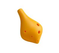 Kits de Instrumentos Musicales Ocarinas de Construcción Ligera de Ocarina de Resina Portátil de 6 Agujeros Utilizados para Amantes de la Música y Principiantes (YELLOW)