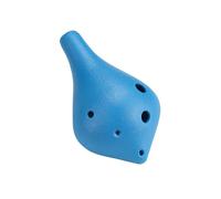 Kits de Instrumentos Musicales Ocarinas de Construcción Ligera de Ocarina de Resina Portátil de 6 Agujeros Utilizados para Amantes de la Música y Principiantes (BLUE)