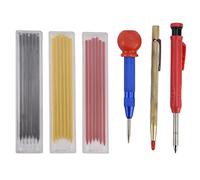 Kits de lápiz de carpintería de madera Profesional de grafito de metal recargadas de crayón de marcado Posicionamiento Center Herramientas para arquitectos de carpintería
