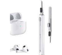 Kits de limpieza para Airpods Pro 1, 2, 3, bolígrafo limpiador multifunción, cepillo suave para auriculares Bluetooth, herramientas de limpieza para iPhone 16, 15 Pro Max, lente de cámara Lego (blanco