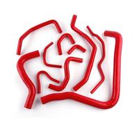 Kits De Mangueras De Silicona para Refrigerante De Radiador para Accord CB7 MK4 2.0 2.2 1990 1991 1992 1993 Líneas y mangueras de presión(Red)