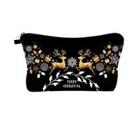 Kits De Maquillaje Cosméticos De Navidad - Estuche De Viaje Cosmético Con Tema De Navidad, Estuche De Maquillaje Portátil Para Mujer | Estuche Cosmético De Navidad Para Viajes, Cosméticos, Accesso, 02