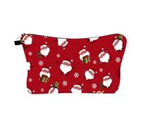 Kits De Maquillaje Cosméticos De Navidad - Estuche De Viaje Cosmético Con Tema De Navidad, Estuche De Maquillaje Portátil Para Mujer | Estuche Cosmético De Navidad Para Viajes, Cosméticos, Accesso, 01