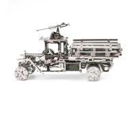 Kits de modelo de coche de rompecabezas 3D de metal, vehículo de transporte militar 3D Steampunk, kit de modelo de montaje de metal mecánico, rompecabezas cerebral, vehículo de montaje para alivio del