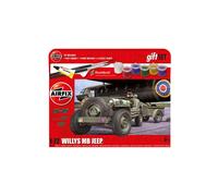 Kits de modelos de coches colgantes - Juego de construcción de maquetas de Jeep Willys MB, maqueta de