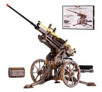 Kits de modelos de madera 3D de ROKR para niños y adultos - Rompecabezas 3D Modelos Rokr ST-5 Montaje mecánico dinámico y modelo de lanzamiento LQM01