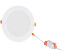 Kits de molduras para casa de iluminación empotrada, diámetro de 118 mm, Luces de Techo empotradas ultrafinas, luz Natural, focos de Techo para Interiores, Porche, Fondo, Pared, Regulables, predet