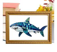 Kits de mosaico para niños, amigable para principiantes DIY Pulpo Tiburón Lindo DIY-M