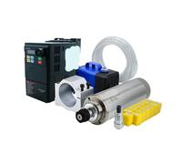 Kits de Motor de husillo refrigerado por agua de 2,2 kW y 220V e inversor VFD de 2,2 kW, pinzas ER20 de 24000rpm for fresadora de grabado CNC