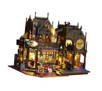 Kits de muebles de casa de muñecas en miniatura para niños a partir de 12 años, modelo de caja de habitación hecha a mano
